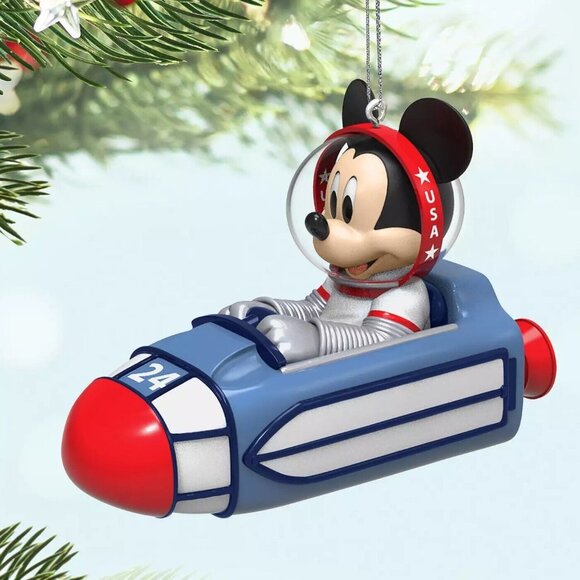 Hallmark Keepsake Ornament 2024 Clear For Launch Disney Space Mountain - Picture 2 of 9